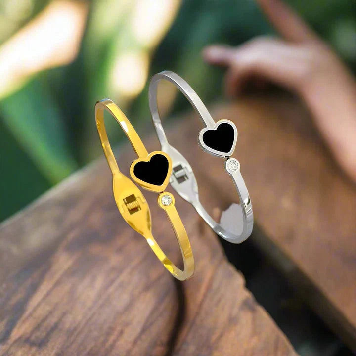18K Gold Plated Love Heart Charm Designer Bracelets