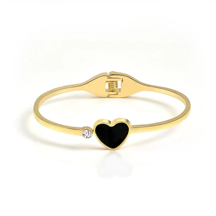 18K Gold Plated Love Heart Charm Designer Bracelets