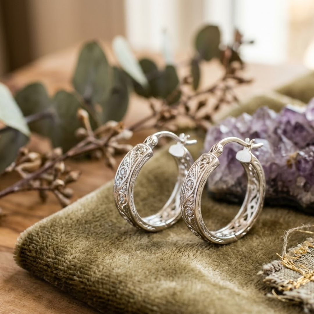 Silver EARRINGS