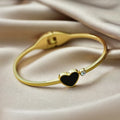 18K Gold Plated Love Heart Charm Designer Bracelets